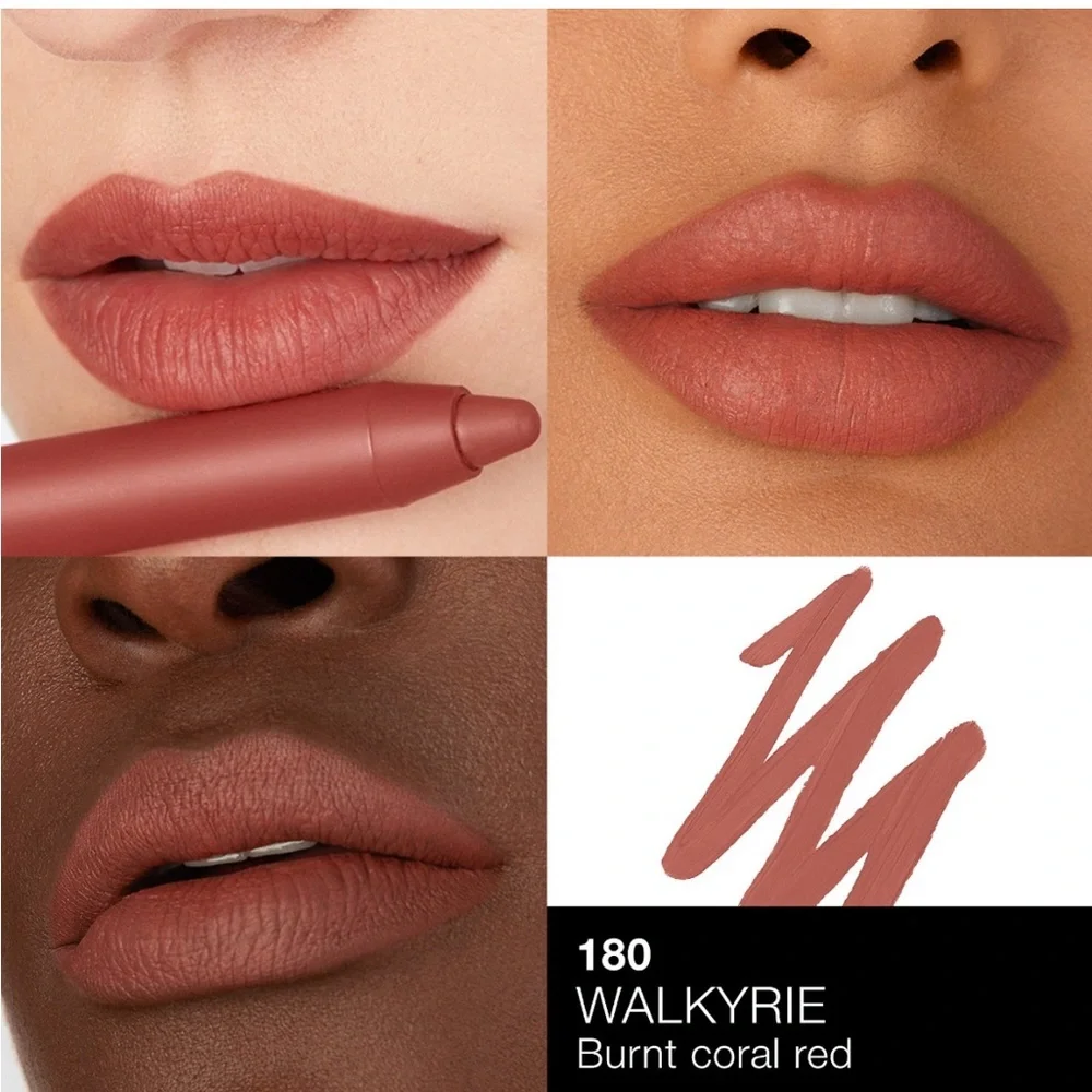 NARS💄Powermatte High Intensity Long Lasting Lip Pencil Mini in 180 Walkyrie NIB